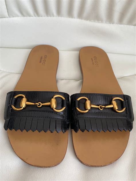 gucci slides women yellow|gucci slides with fur women.